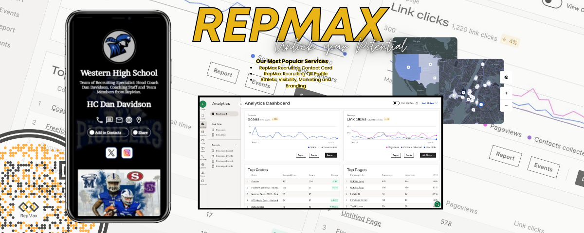 A screen shot of the repmax website.